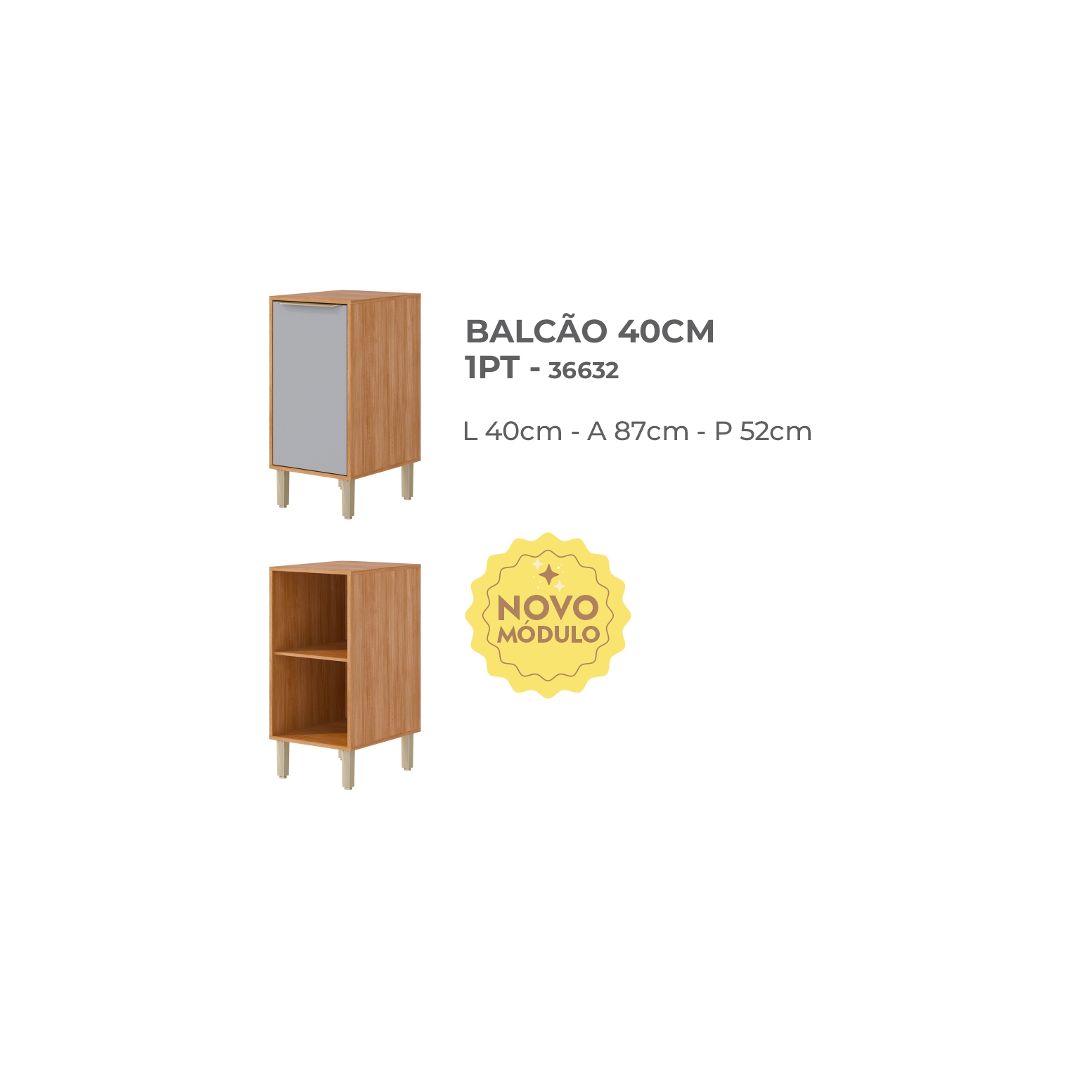 09 - BALCÃO 40CM 1PT