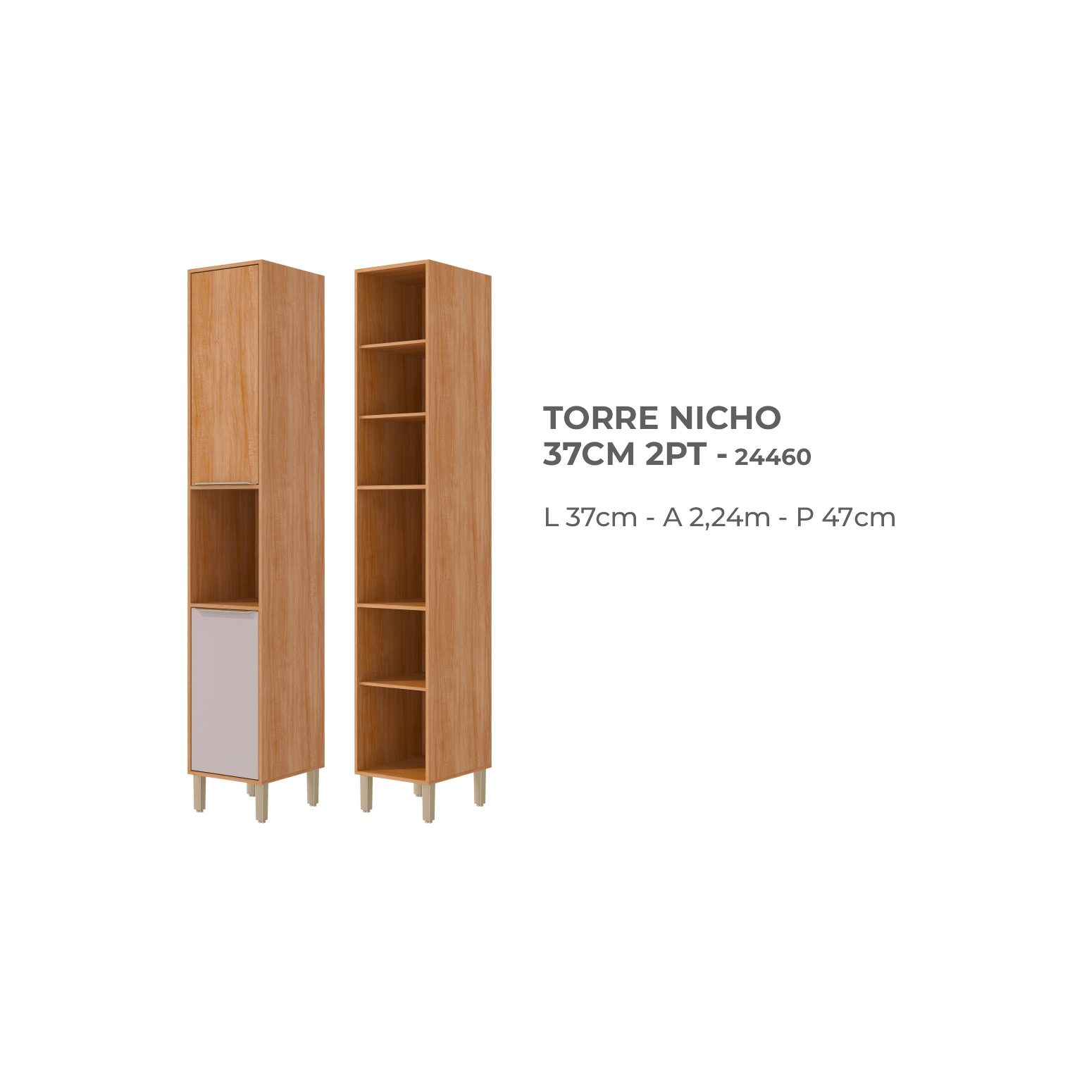 10 - TORRE NICHO 37CM 2PT