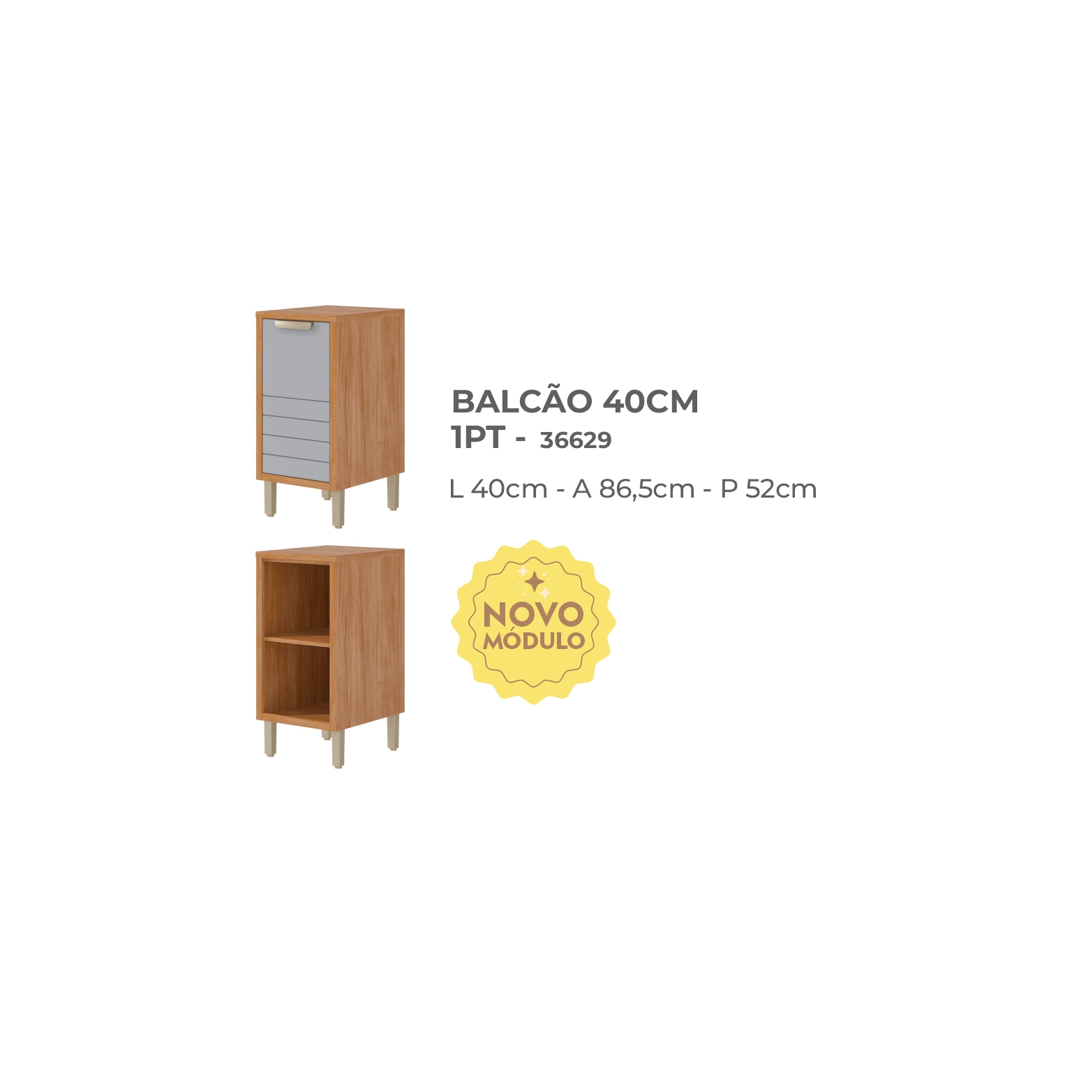 17 - BALCÃO 40CM 1PT