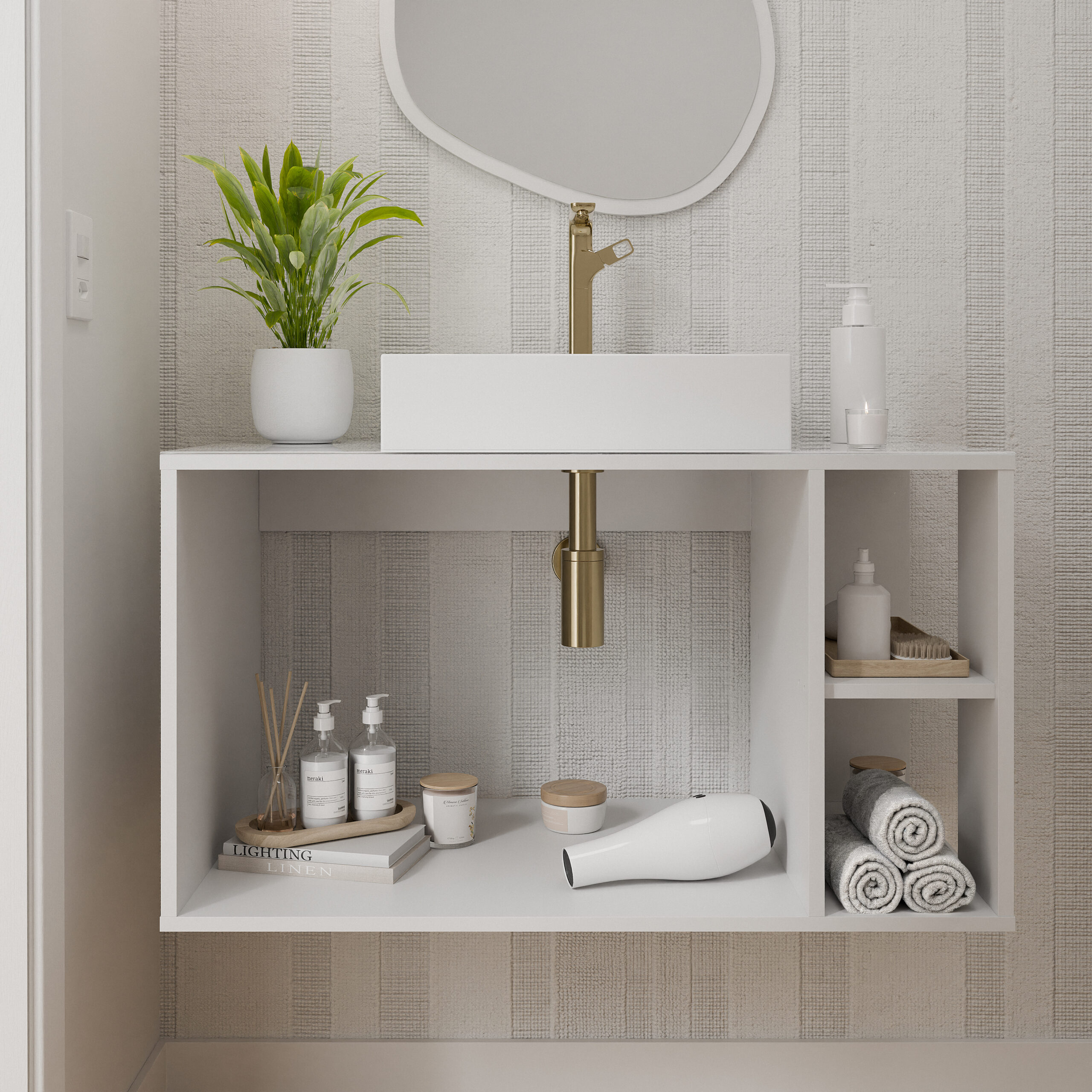 INTERIOR ARM NORUEGA BRANCO