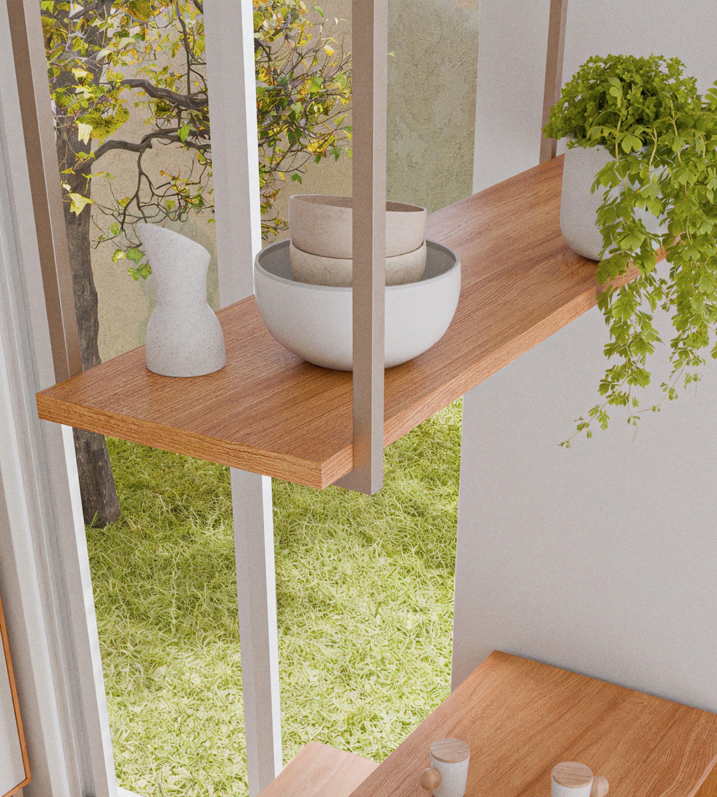 PRATELEIRA SUSPENSA CINAMOMO 3